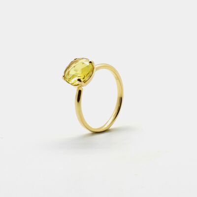 BAGUE ELAINE AVEC CITRINE