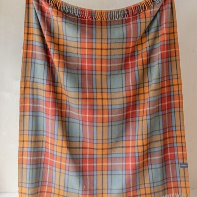 Recycled Wool Blanket in Buchanan Antique Tartan