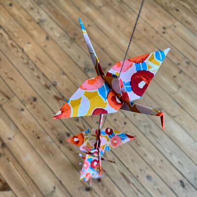 The Origami Garland, Red/Blue/Mustard