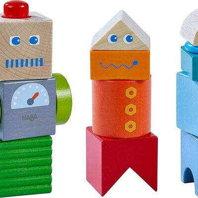HABA - Discovery blocks Robot Friends - Wooden Toy