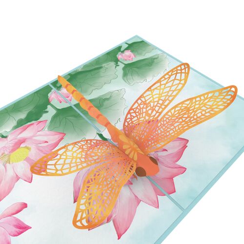 Dragonfly Pop Up Card