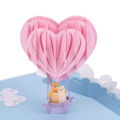 Hot Airballoon Pop Up Card