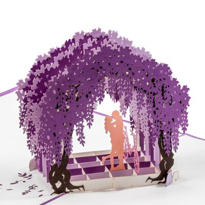 Wisteria Gate Pop Up Card