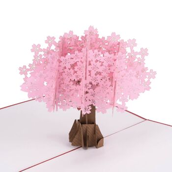 Carte pop-up Sakura 1