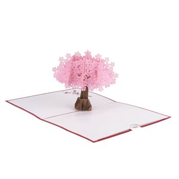 Carte pop-up Sakura 3