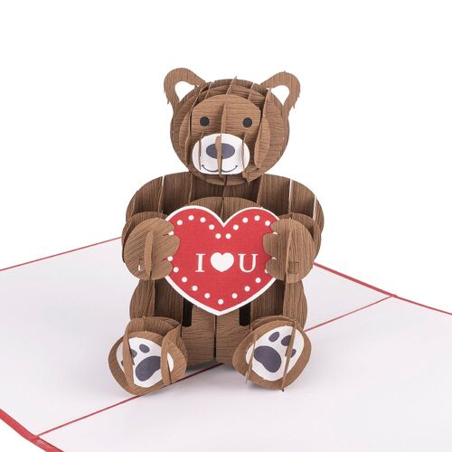 Love Bear Pop Up Card
