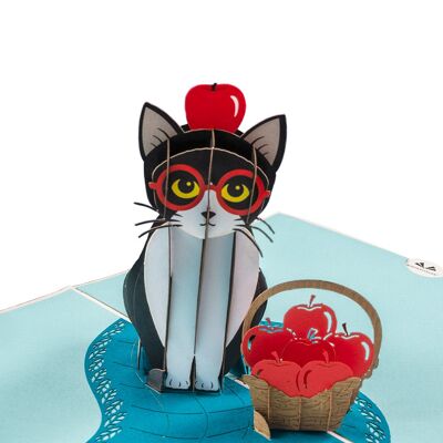 Carta pop-up gatto