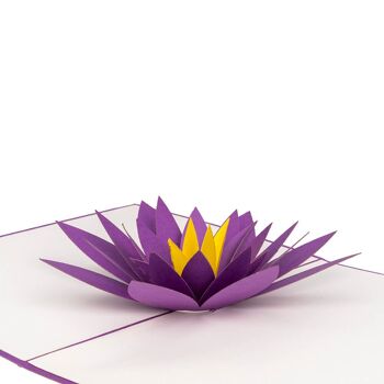 Carte pop-up Lotus 1