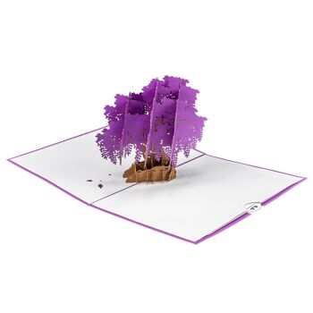 Carte pop-up Wisteria Tree 3