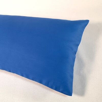 Funda 40 x 80 cm azul cobalto, raso orgánico, artículo 4804020