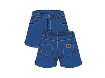 Short de bain Héritage Homme 5 poches bleu jean 4