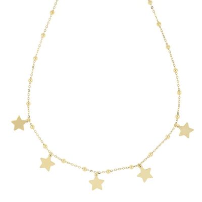 Galaxy necklace - 14 k gold plated