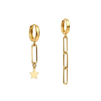 Adam earrings - 14 gold plated