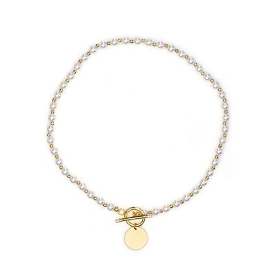 Alexandra necklace - 14 gold plated