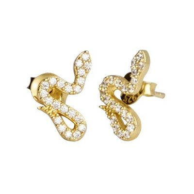 Baby Snake Gold - Earrings