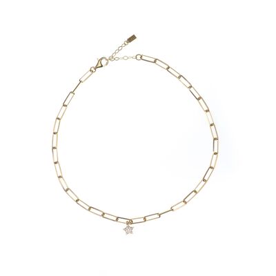 Jaque Necklace - 14 k gold plated
