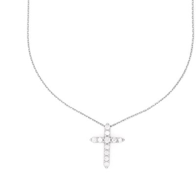 Cross Myheart Necklace - silver