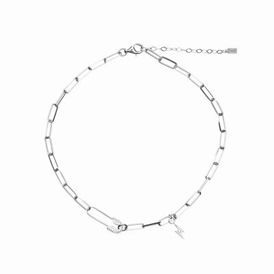 Cleo - Necklace- silver
