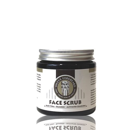 Face Scrub Aloe Vera - Bamboo - Activated Charcoal