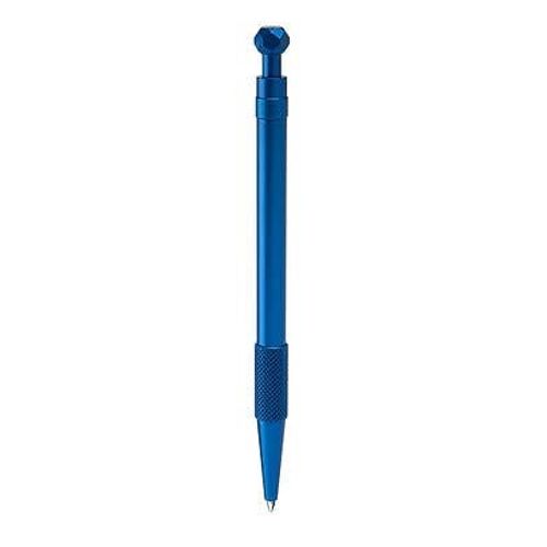 PUSH ACTION BALLPOINT PEN - BLUE