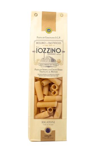 Iozzino - Rigatoni - Artisinal - Semoule 1