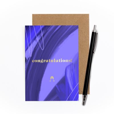 Congratulations Foiled Card