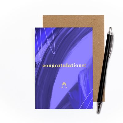 Congratulations Foiled Card