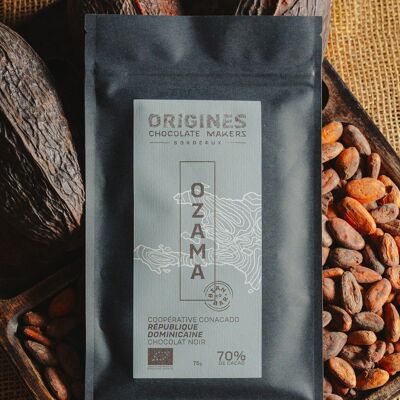 Organic Black Tablet 70% - Dominican Republic