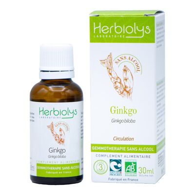 Gemoterapia con Ginkgo biloba sin alcohol