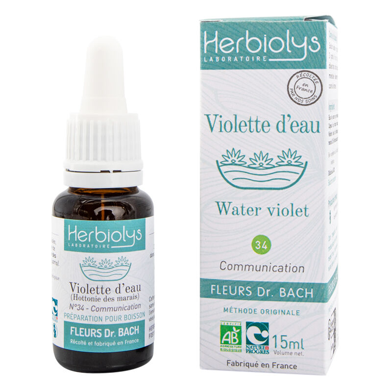 Water violet Floral elixir (n ° 34)