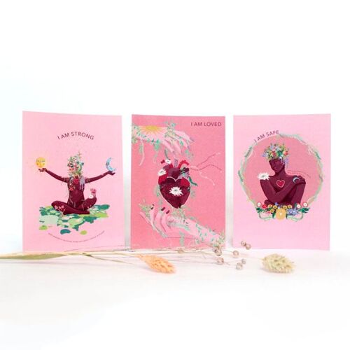 ART OF AFFIRMATION - Postcards set of 3