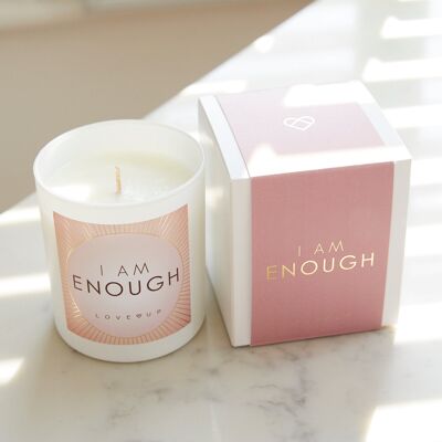 LOVE LIGHTS - Scented Candle - I AM ENOUGH