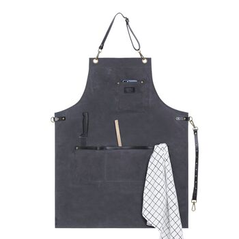 Tablier de barbecue AUBRAC - Black Edition 1