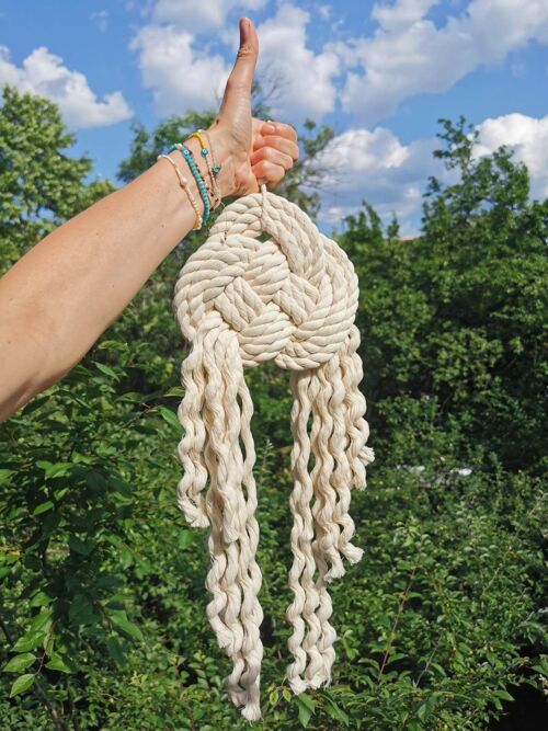 Cloud Shape Rope Wall Hanging - Style 1