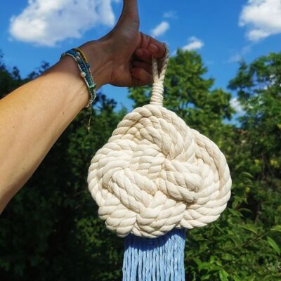 Cloud Shape Rope Wall Hanging - Style 2