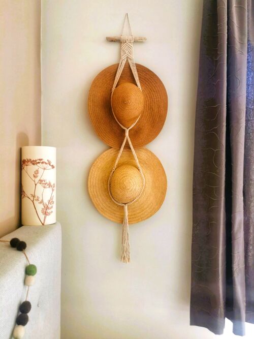 Hat Hanger for 2 hats - Style 2
