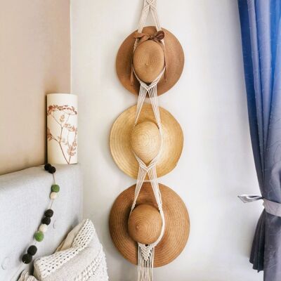 Hat Hanger for 3 hats - Style 1
