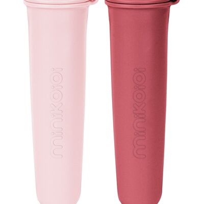 Icy Pops: set di stampi per ghiaccioli in silicone - rosa