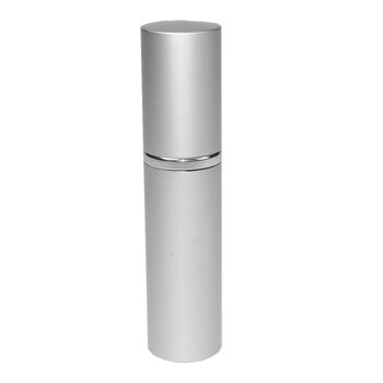 Atomiseur de poche, aluminium, argenté, pour 5 ml, hauteur 8 cm 2