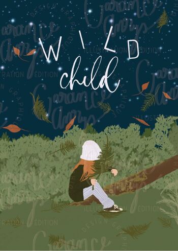Affiche enfant, Wild Child, A4 3