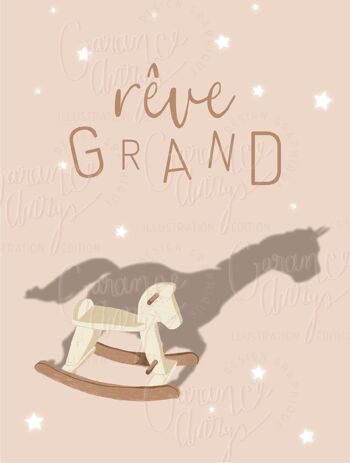 Rêve Grand, Affiche A4 3