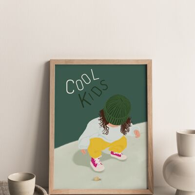 Coole Kinder, A4-Poster