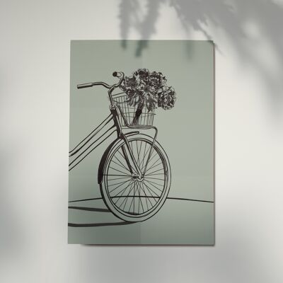 La bicicleta, póster A4