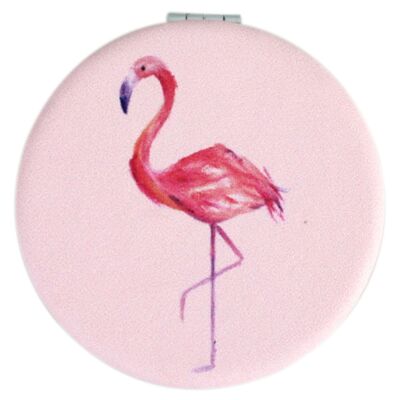 Espejo de bolsillo Flamingo Compact Two Side Mirror