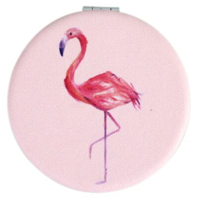 Miroir de poche Flamingo Compact Two Sided Mirror