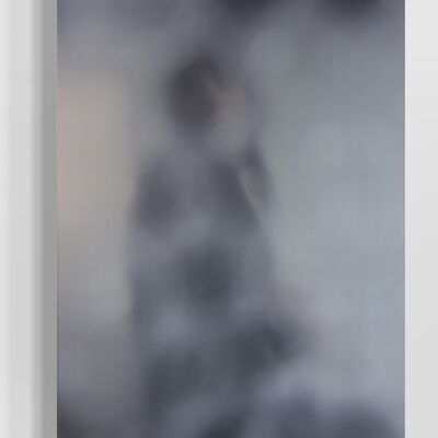 Impression photographique affichée sur une grande toile tendue - Evanesce - dissimulée