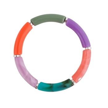 Bracelets tubos colorés 6