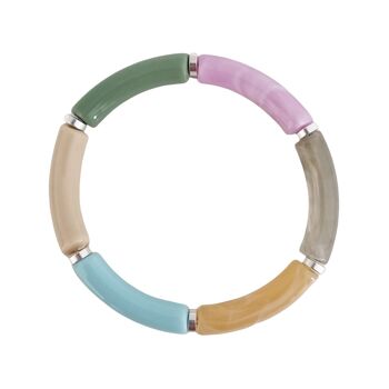 Bracelets tubos colorés 12