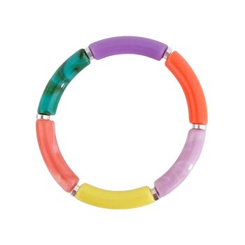 Bracelets tubos colorés 14