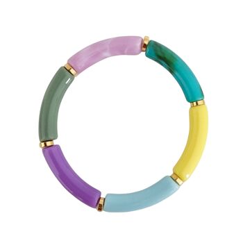 Bracelets tubos colorés 15